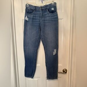 Bella Dahl Light Wash Distressed Jeans Soft Lightweight Denim